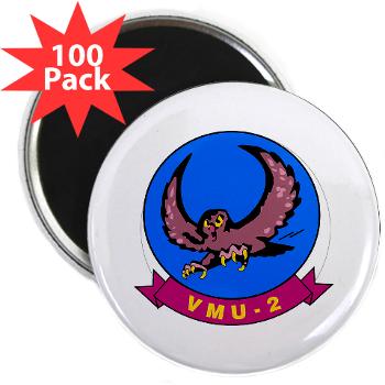 MUAVS2 - M01 - 01 - Marine Unmanned Aerial Vehicle Squadron 2 (VMU-2) - 2.25" Magnet (100 pack) - Click Image to Close